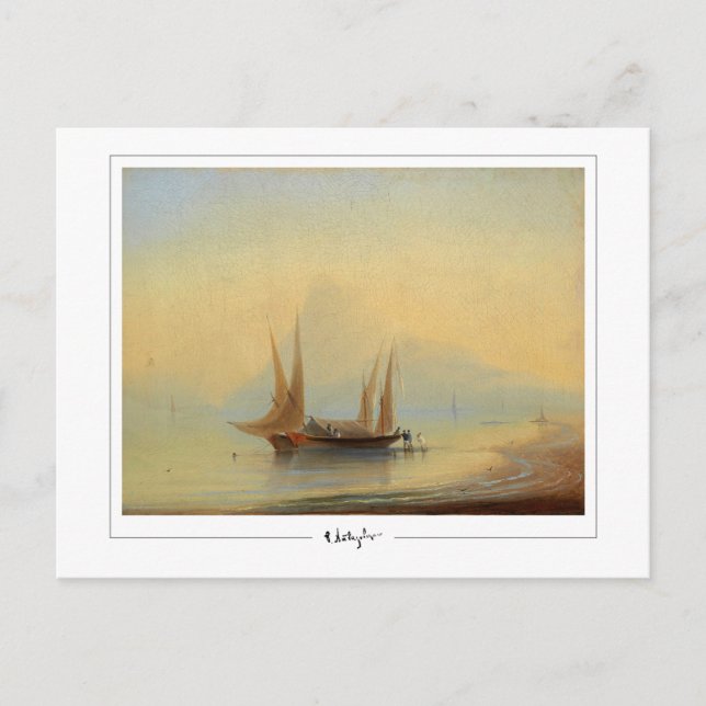Ivan Aivazovsky #17 - Postal Bella Artes (Anverso)