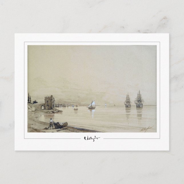 Ivan Aivazovsky #30 - Postales Bellas Artes (Anverso)