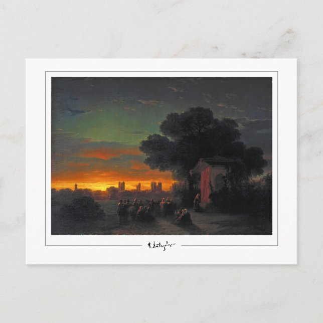 Ivan Aivazovsky #334 - Tarjeta postal de arte fino (Anverso)