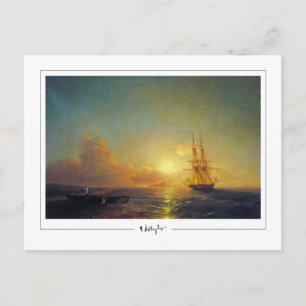 Ivan Aivazovsky #354 - Tarjeta postal de arte fino