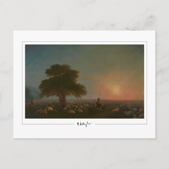 Ivan Aivazovsky #370 - Tarjeta postal de arte fino (Anverso)
