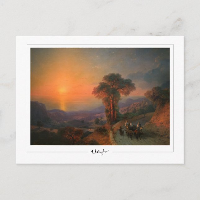 Ivan Aivazovsky #47 - postal Bella Artes (Anverso)