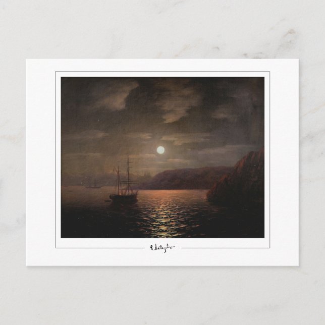Ivan Aivazovsky #52 - Postales Bellas Artes (Anverso)