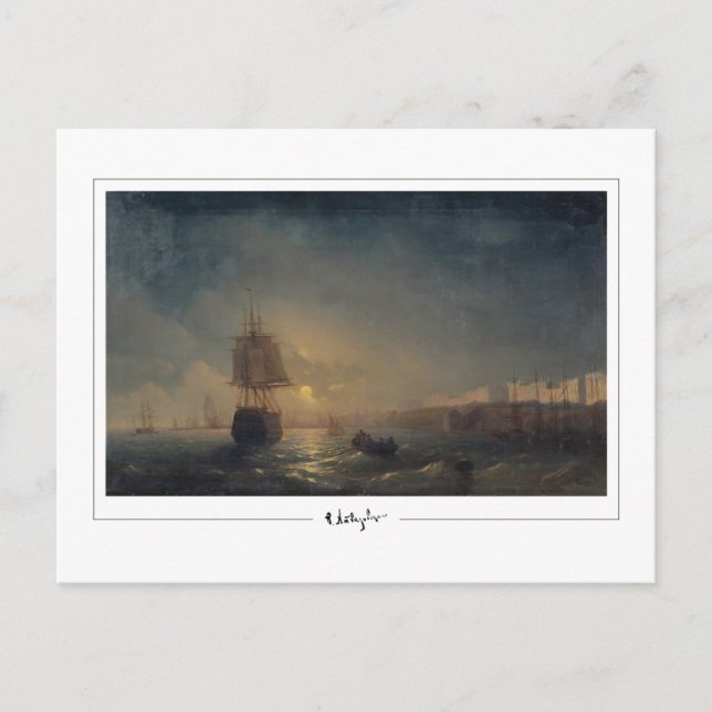 Ivan Aivazovsky #559 - postal Bella Artes (Anverso)