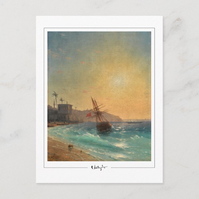 Ivan Aivazovsky #658 - postal Bella Artes (Anverso)