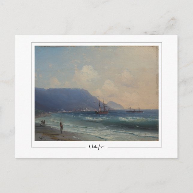 Ivan Aivazovsky #695 - postal Bella Artes (Anverso)