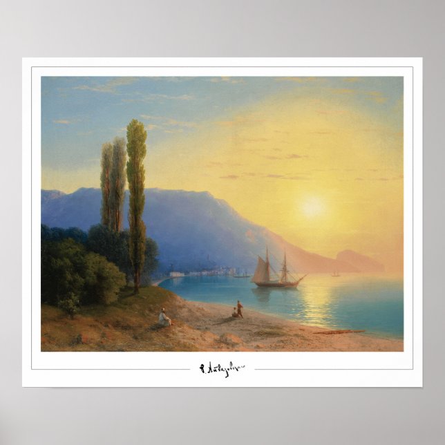 Ivan Aivazovsky Zedign Poster de Arte #310 (Frente)