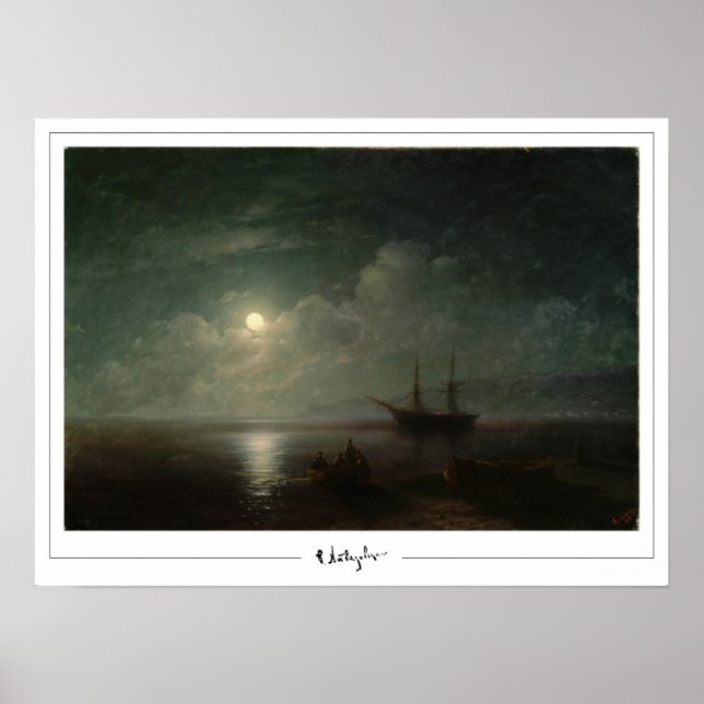 Ivan Aivazovsky Zedign Poster de Arte #716 (Frente)