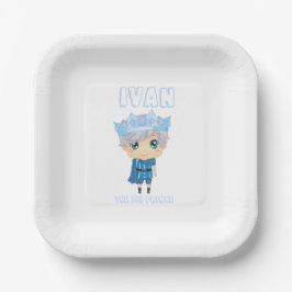 Ivan los platos de papel del príncipe de hielo