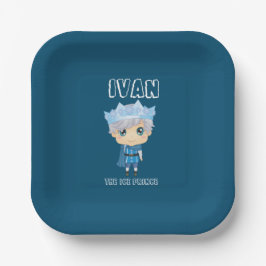 Ivan los platos de papel del príncipe de hielo