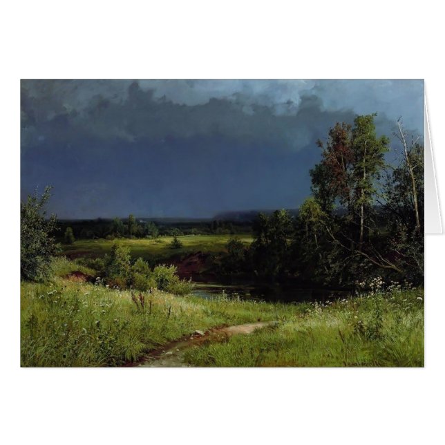 Ivan Shishkin- Reuniendo la tormenta (Anverso (Horizontal))