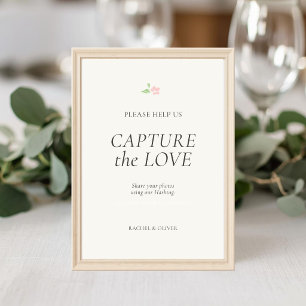 Ivory Capture el amor Tarjeta superior de mesa d