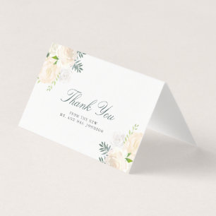 Ivory Dreams Sr. y Sra. Boda Gracias Tarjeta