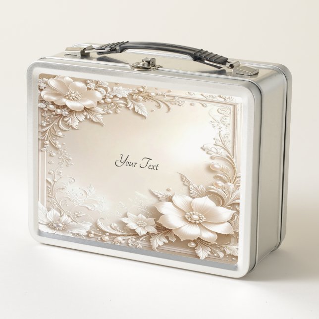 Ivory Flowers Lunch box (Anverso)