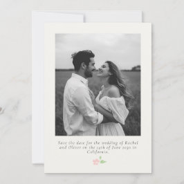 Ivory & Green | Chic Floral Wedding Save the Date