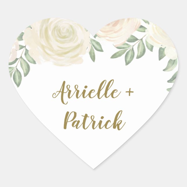 Ivory Rubor Champagne Pegatinas favoritos (Anverso)