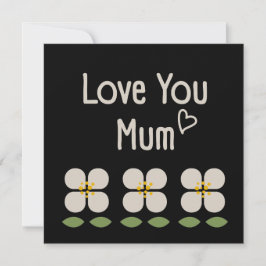 IVORY VINES - Tarjeta de invitación floral para el