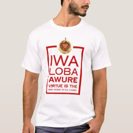 Iwa loba camiseta awure blanca