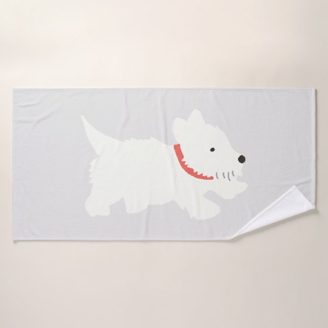 Izzie El Westie (Toalla de baño)