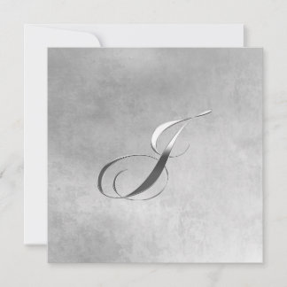 J Elegante Invitación al Monograma