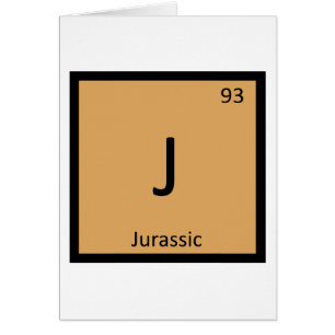 J - Tabla Periódica de Química del Período Jurásic