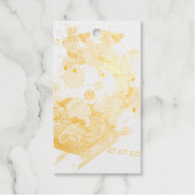 ¡Ja Ja Ja! Etiqueta de regalo de papel de aluminio