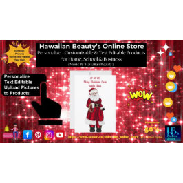 ¡JA JA JA! Feliz Navidad de parte de Santa Claus