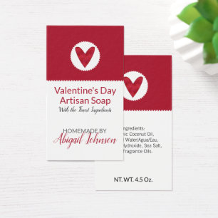 Jabón casero hecho a mano por el El día de San Val