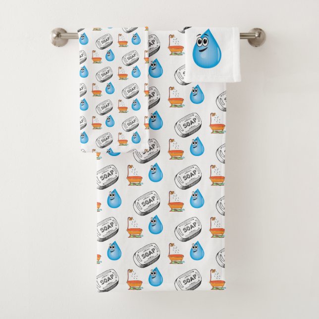 Jabón con toallas de baño (In situ)