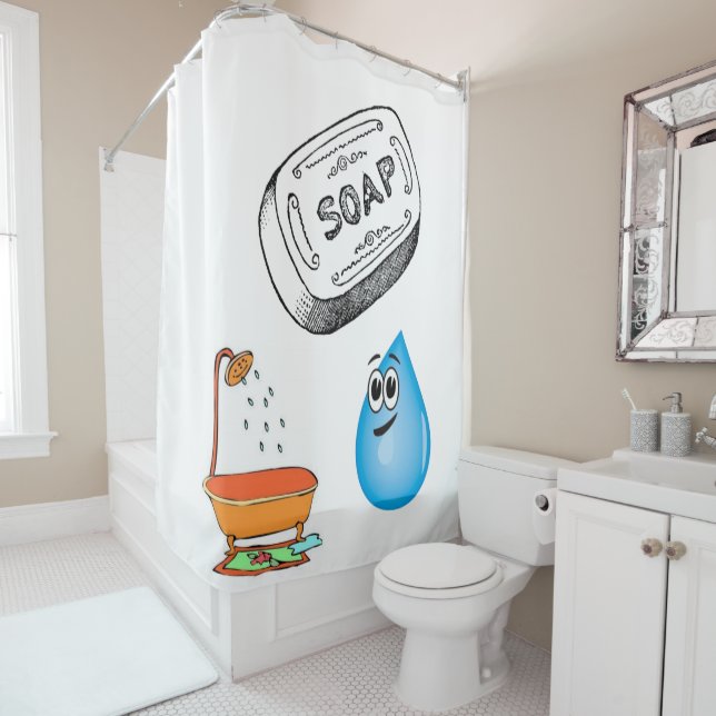 Jabón de cortina de ducha (In situ)