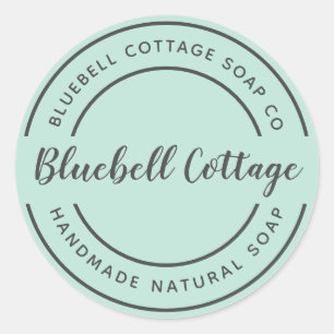 Jabón personalizado Business Moderno Pegatina eleg