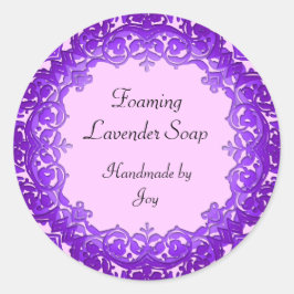 Jabón Personalizado de arte vintage o Pegatinas de