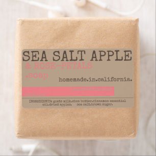 Jabones de etiquetas de producto o vintage rústico