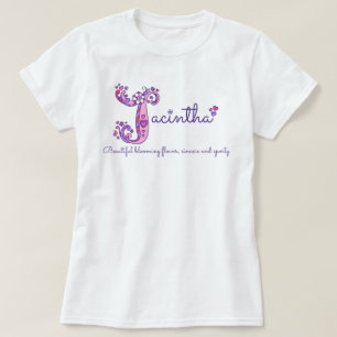 Jacintha chicas J nombre que significa camisa mono