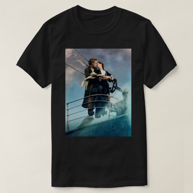 Jack de cine Titanic y camiseta clásica Rosa (Diseño del anverso)