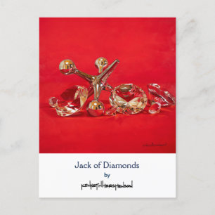 Jack de diamantes, postal