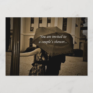 Jack del par del paraguas e invitación de la ducha