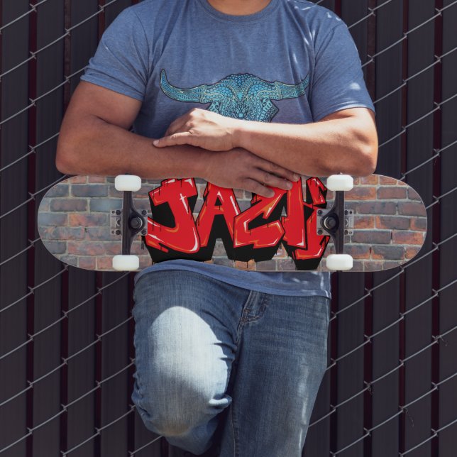 Jack Graffiti Personalizado Skateboard Personaliza (Exterior 3)