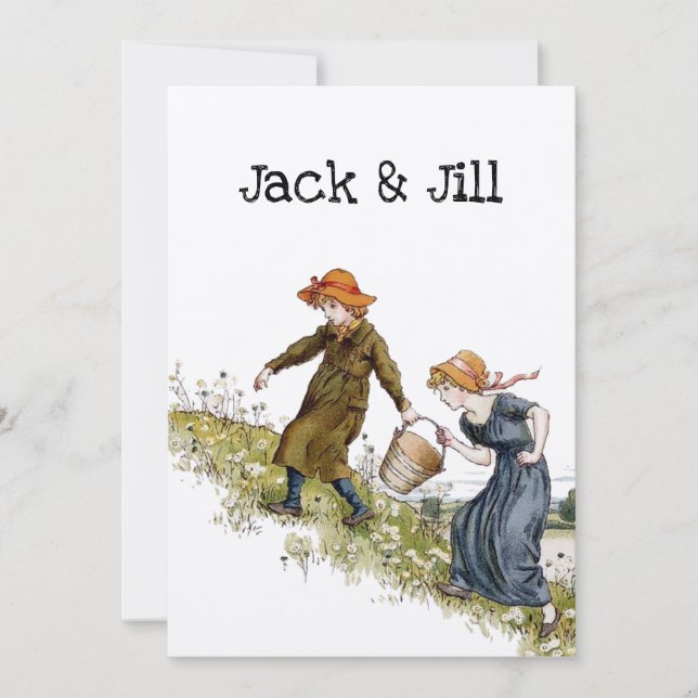 Jack & Jill en la era victoriana por Kate Greenawa (Anverso)