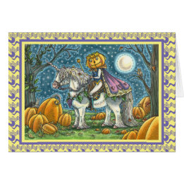 JACK O LANTERN PRINCE EN SU MAGIC UNICORN, CARTA