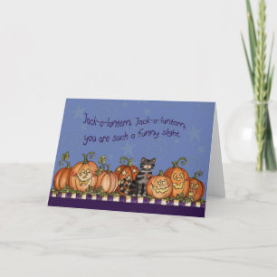 Jack-o-lantern - Tarjeta de felicitación