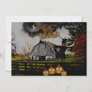*~* Jack-o-Lanterns - TARJETA HALLOWEEN DE Scarecr