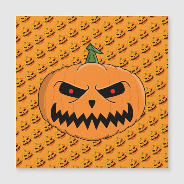 Jack O'Lantern Amenazante de Halloween (Anverso)