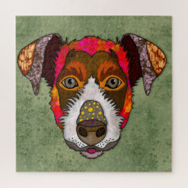 Jack Russell Terrier cara fea Jigsaw Puzzle