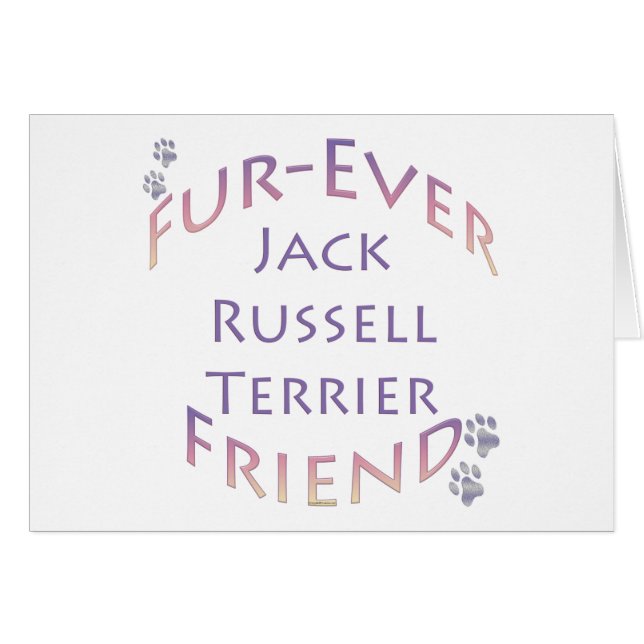 Jack Russell Terrier Furever (Anverso (Horizontal))