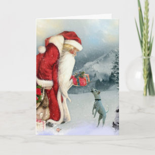 Jack Russell Terrier y navidad del padre