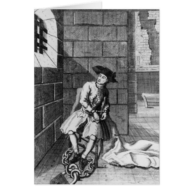 Jack Shepperd en la prisión de Newgate, 1724 (Frente)