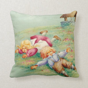 Jack y almohada del acento de la poesía infantil