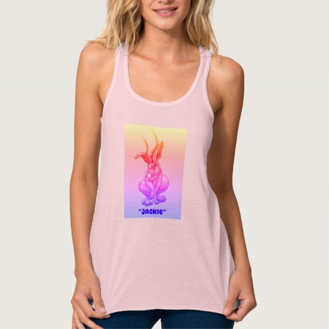 Jackalope "Jackie" Cryptik Tank Top (Anverso)
