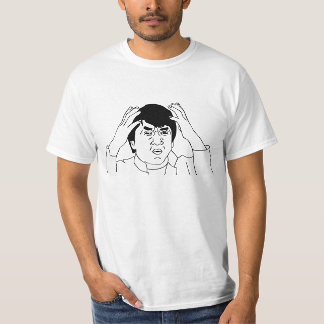 Jackie Chan, camiseta masculina, Internet de los n (Anverso)